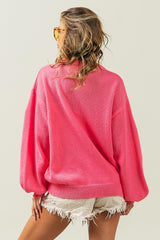 Sequin Santa Sweater