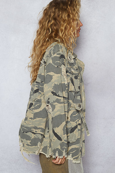 Sweet Camo Twill Jacket