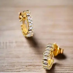 Natural Elements Pave Earrings