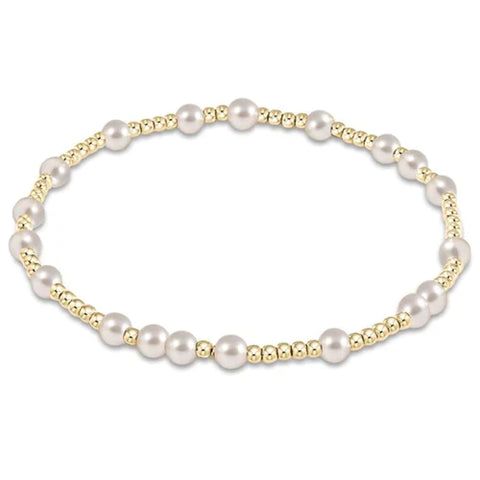 enewton classic gold 4mm bead bangle