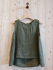 Emilia Spanish Linen Tank Top