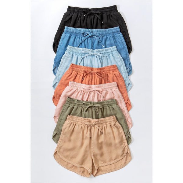 Mandy Drawstring Shorts - Many Colors