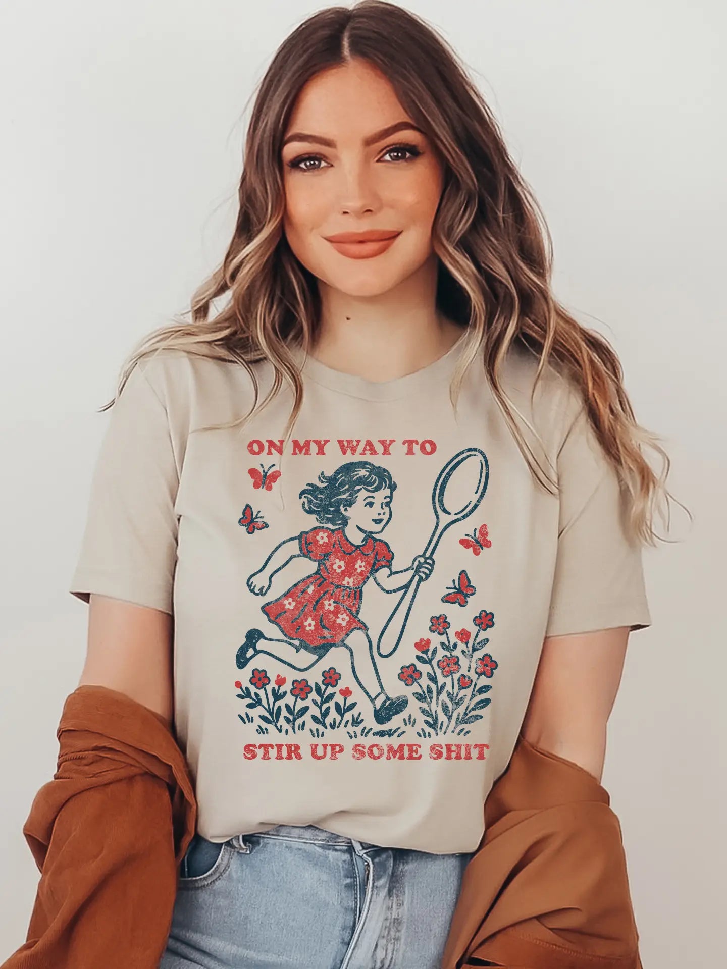 On My Way Vintage Tee