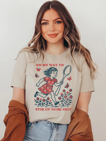 On My Way Vintage Tee