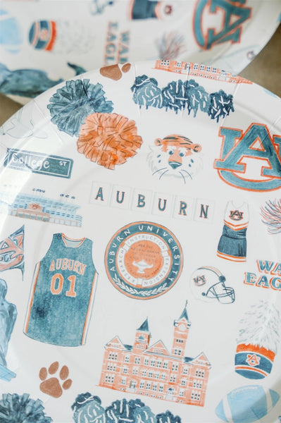 Auburn University Paper Plate Pack