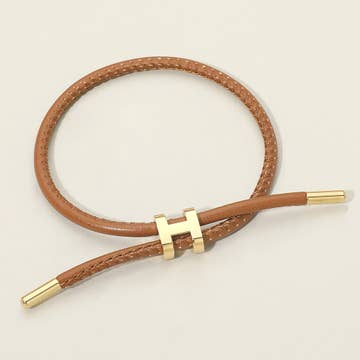 Leather Toggle Bracelet