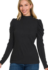 Polly Ribbed Top -3 Colors