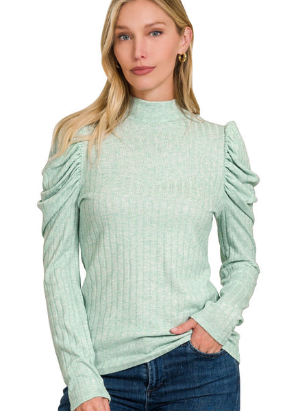 Polly Ribbed Top -3 Colors
