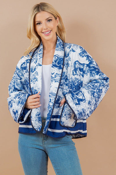 Toile Quilted Jacket - 3 Colors