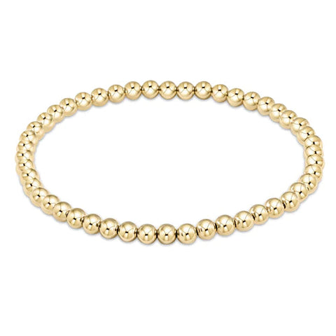 Enewton Admire Gold and Pearl 3mm Bead Bracelet