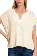 Patch Sleeveless Sweater - 3 Colors