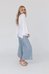 Bell Sleeve Tee - White