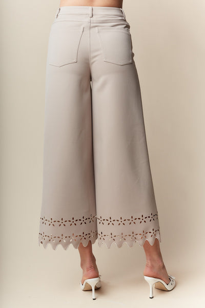 Daisy Laser Cut Pants - 2 Colors