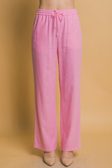 Daphne Linen Tie Waist Pants - 4 Colors