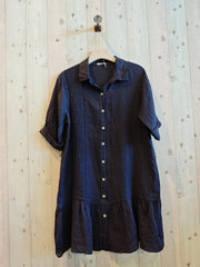 Sophia Spanish Linen Shirt Dress-2 Colors