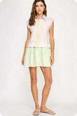 Gabrielle Striped Dress