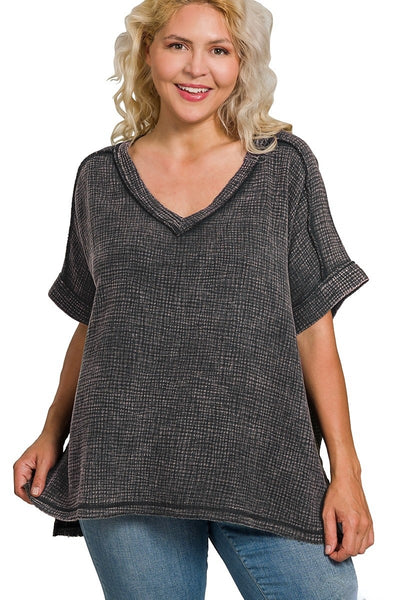 Sebene Gauzy V-Neck Tunic - 3 Colors