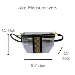 Britt Belt Bag in Vinyl Vogue, Leather | Upcycled Gucci