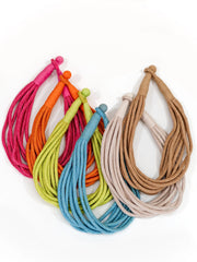 Slub - 8 Stand Necklace (13 Colors)