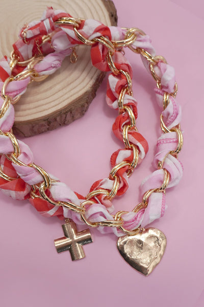 Double Check Charm Necklace