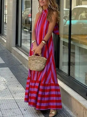 Barnum Striped Maxi Dress