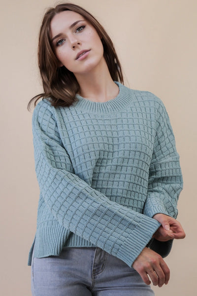 Through The Windowpane Sweater - 4 Colors