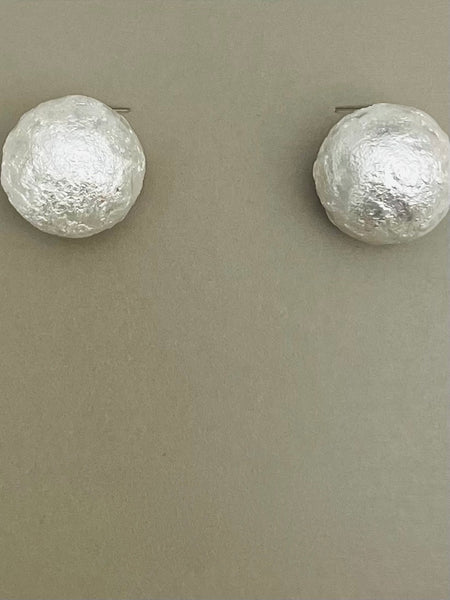 Mache' PearlEarrings-Gold or Silver
