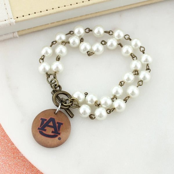 Auburn Wood Disc Jewelry Collection