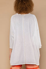 Ruth Ribbed Oversized Tee - 2 Colors