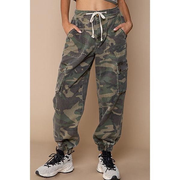 Emery Twill Camo Jogger