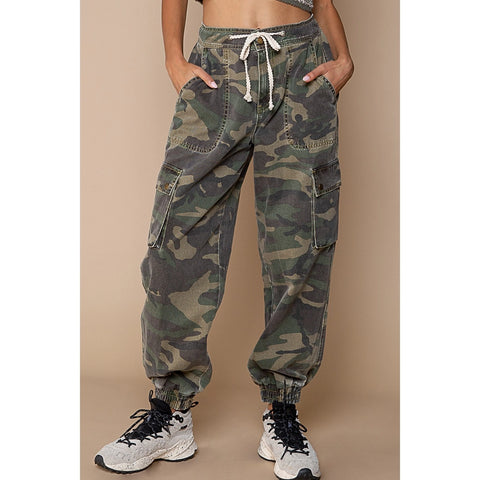 Emery Twill Camo Jogger