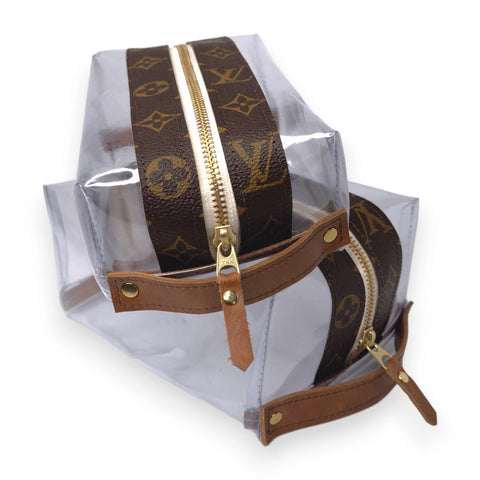 Taylor Travel Pouch in Vinyl Voque | Upcycled Lv - 2 Sizes