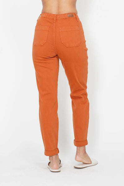 Judy Blue Rusty Orange Jogger Jeans