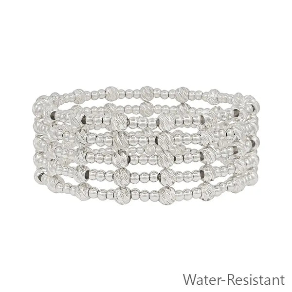 Tacco Set of Five Silver Bracelets