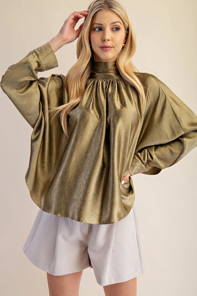 Harper Satin Blouse - 2 Colors