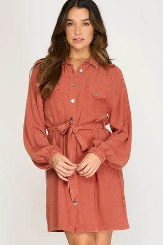 Yolanda Shirt Dress - 2 Colors