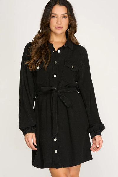 Yolanda Shirt Dress - 2 Colors