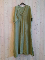 Leonor Spanish Linen Maxi Dress