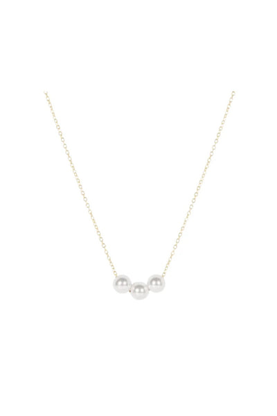 enewton 16" Necklace Gold - Joy Pearl 6mm