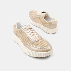 Shu Shop Selina Sneakers-Gold
