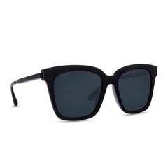DIFF Bella Black Grey Polarized Sunglasses