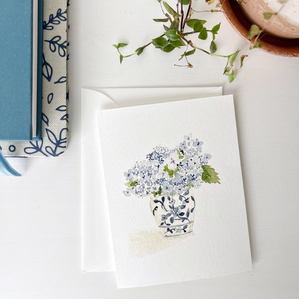 Emily Lex Hydrangea Bouquet Notecards