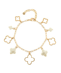 Grace Clover Charm Bracelet