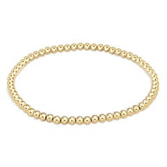 Enewton Classic Gold 3mm Bead Bracelet-Regular or Extends