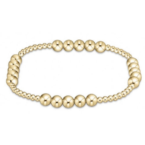 enewton classic gold 4mm bead bangle