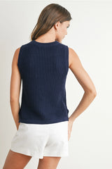 Sleeveless Flag Sweater