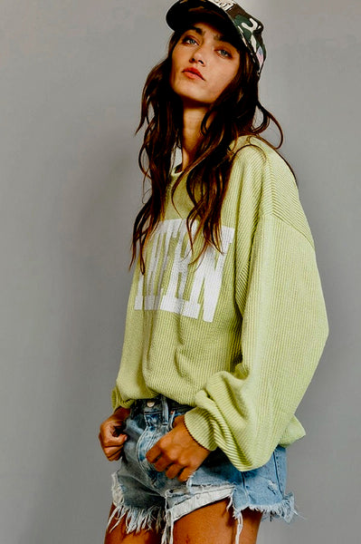 Southern Ribbed Sweatshirt