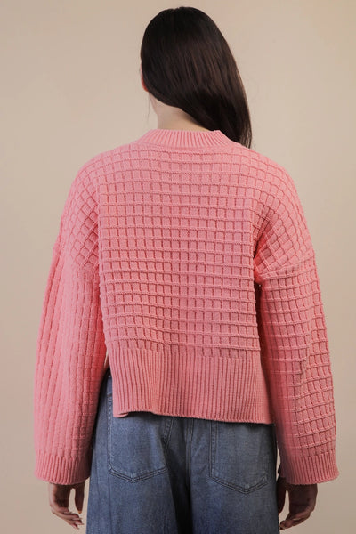 Through The Windowpane Sweater - 4 Colors