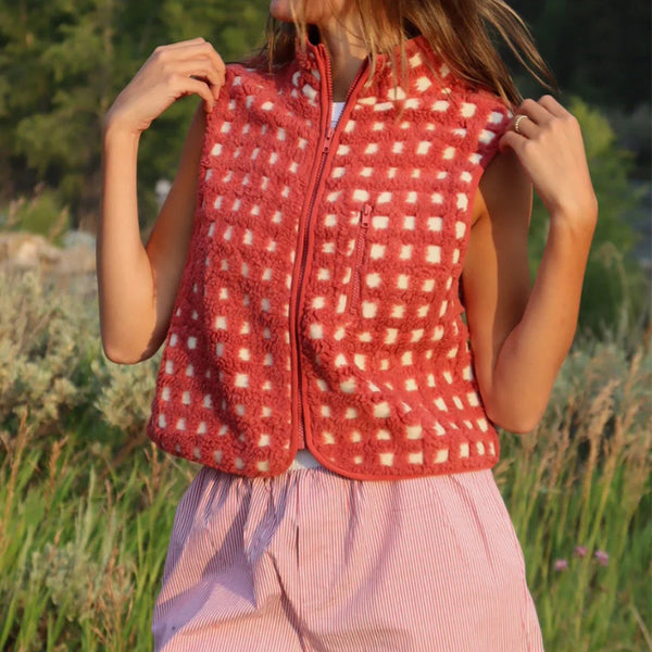 Verity Checkered Vest - 2 Colors