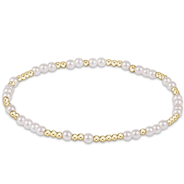 enewton Hope Unwritten 3mm Bead Bracelet – Pearl